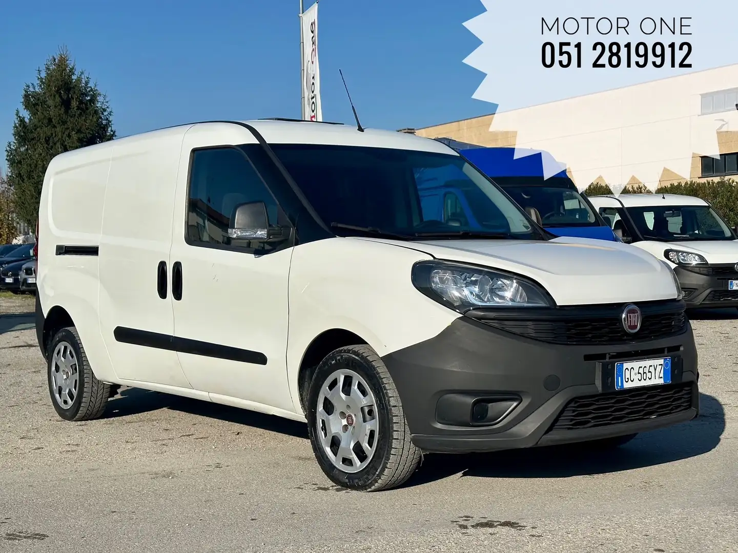 Fiat Doblo MAXI 3 POSTI LOUNGE 1.4 NAT.POW. 120CV E6D Weiß - 1