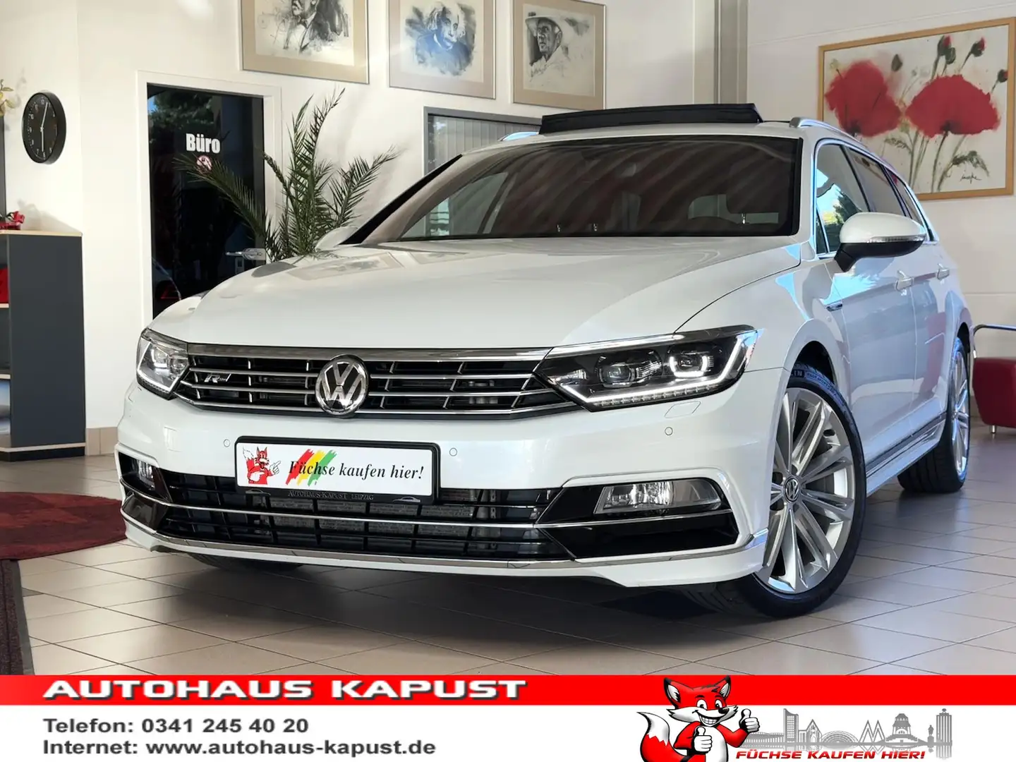 Volkswagen Passat Variant HL 4M R-LINE/DYNAUDIO/PANO/ACC/VC Blanc - 1