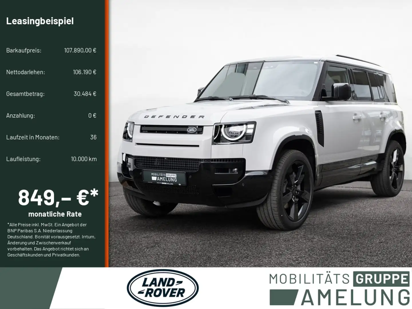 Land Rover Defender 110 D350 X-Dynamic HSE MY2026 360° Grigio - 1