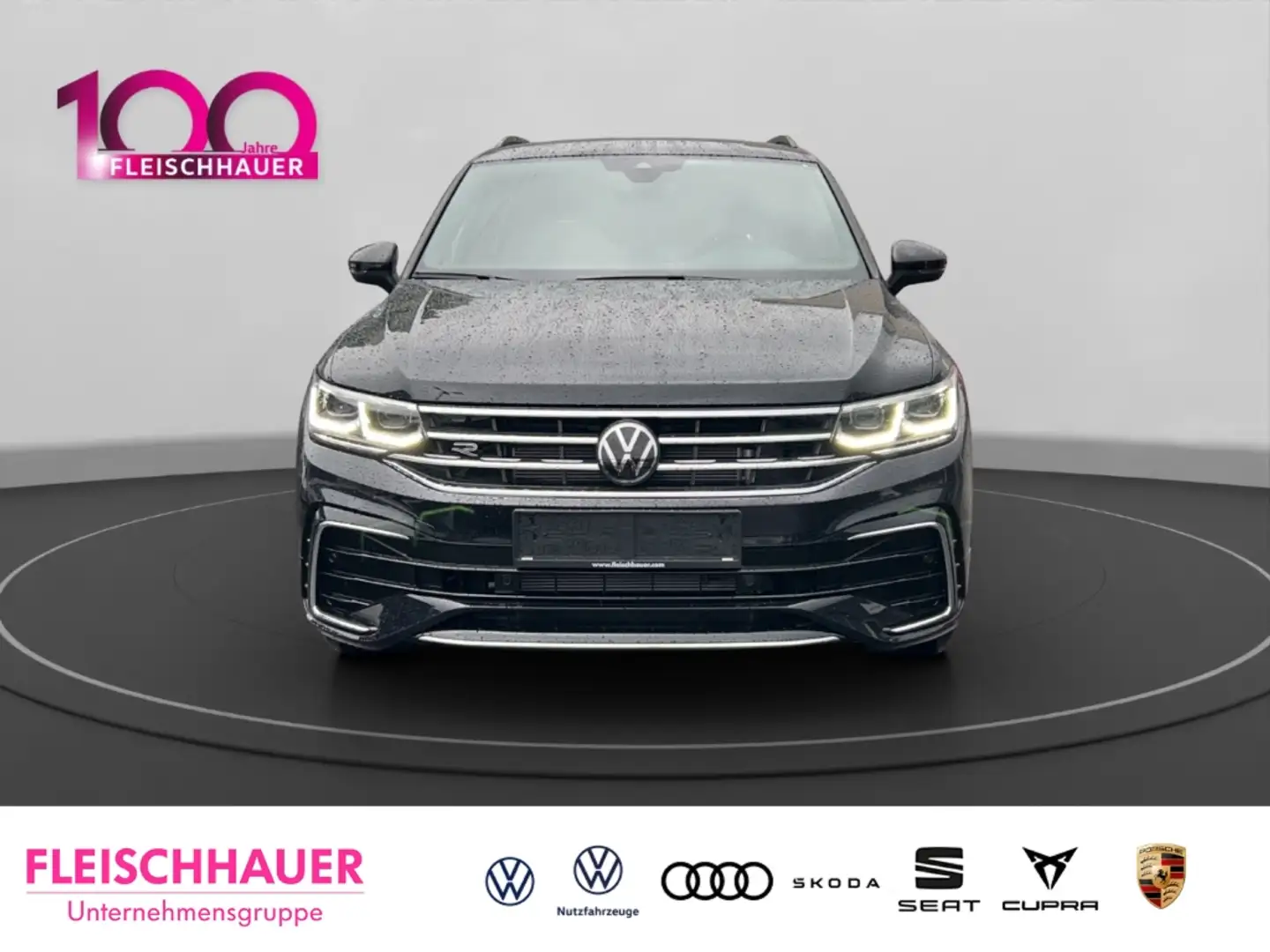 Volkswagen Tiguan R-Line TDI AUTOMATIK+AHK+NAVI+KLIMAAUT+ACC Schwarz - 2