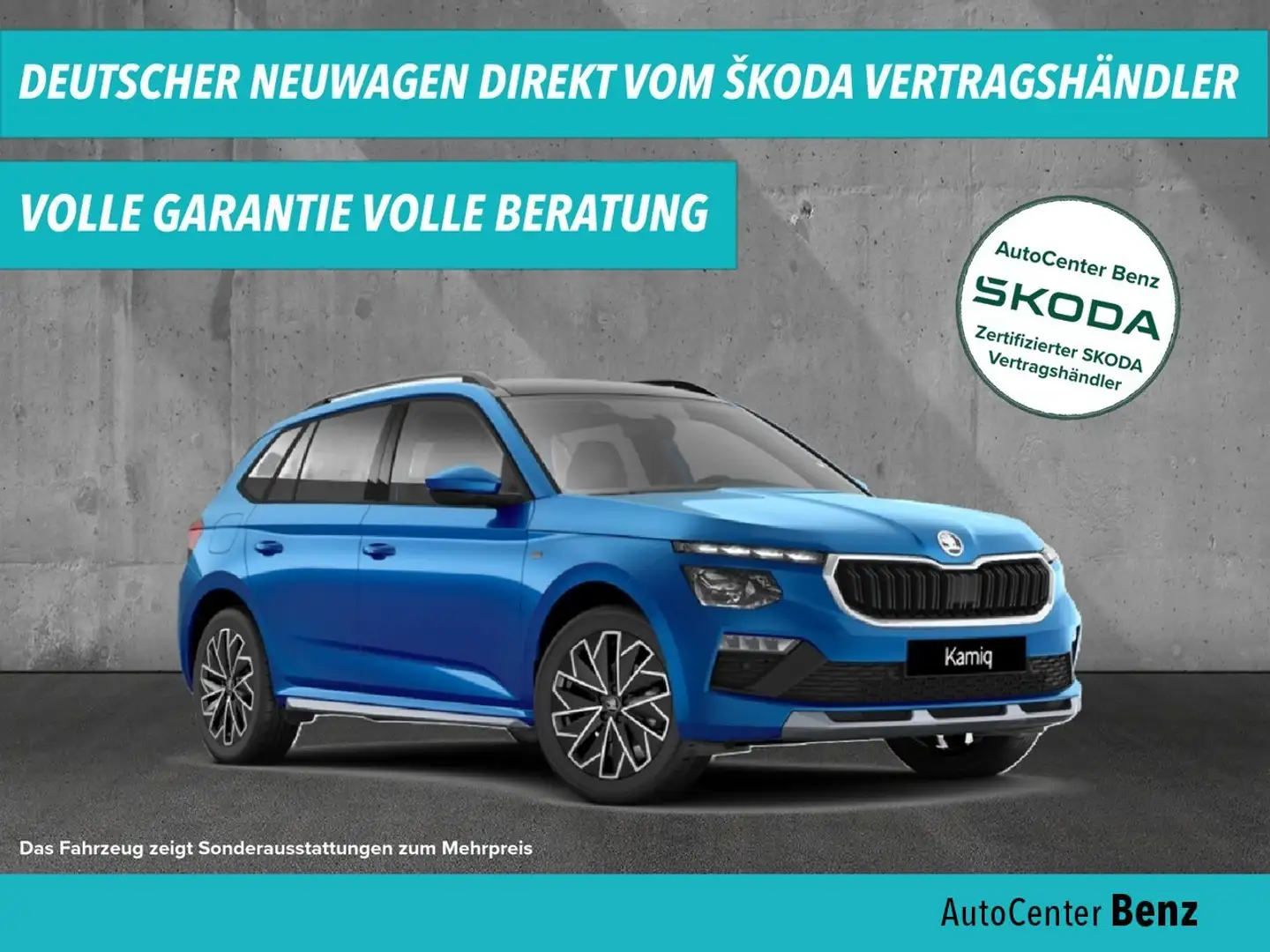 Skoda Kamiq 1.0 TSI DSG BALANCE *LED*KLIMA*R.KAMERA* Klima Blau - 1