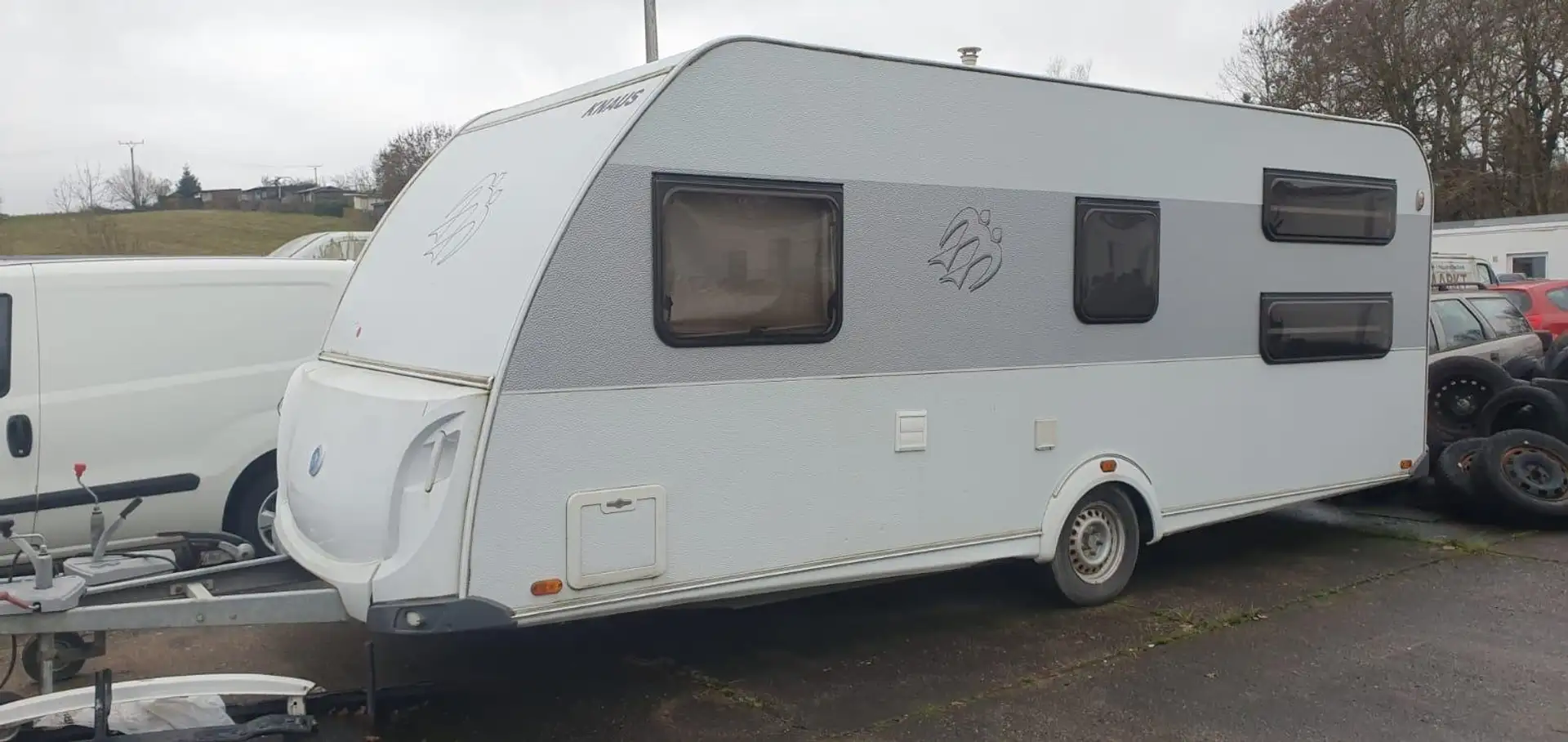 Knaus Sport 580*1 Hand*HU/GP Neu* Bianco - 1