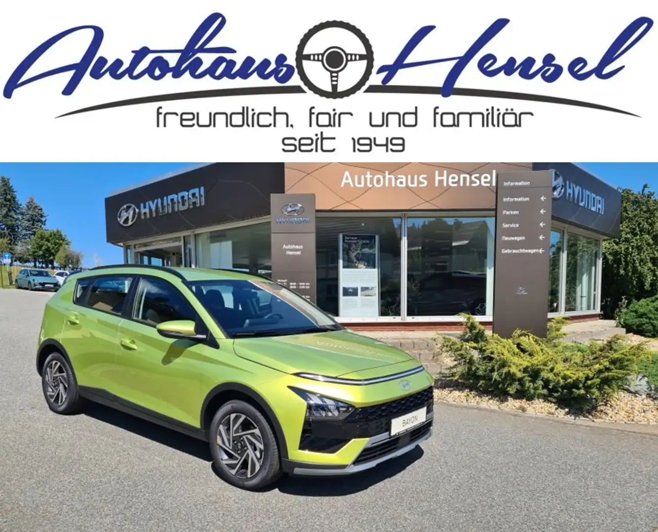Hyundai BAYON 1.0 T-GDi Trend LED Smart-Key Navi Cam Bluelink Gelb - 1