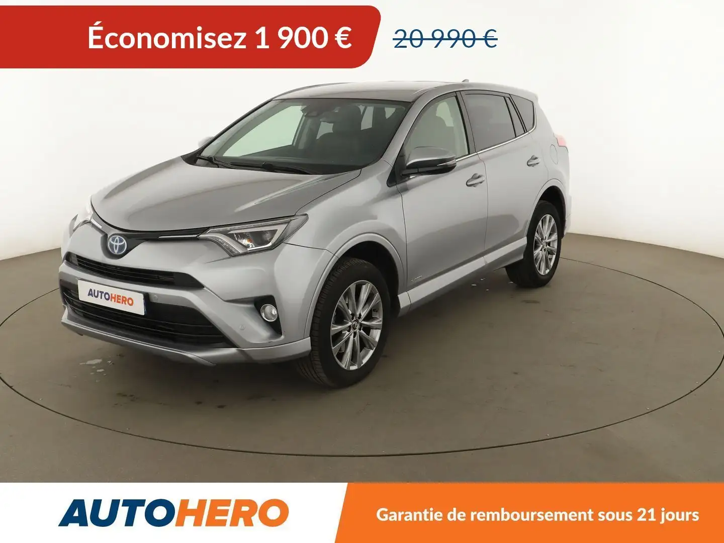 Toyota RAV 4 2.5 Hybride Silver Edition 2WD Gris - 1