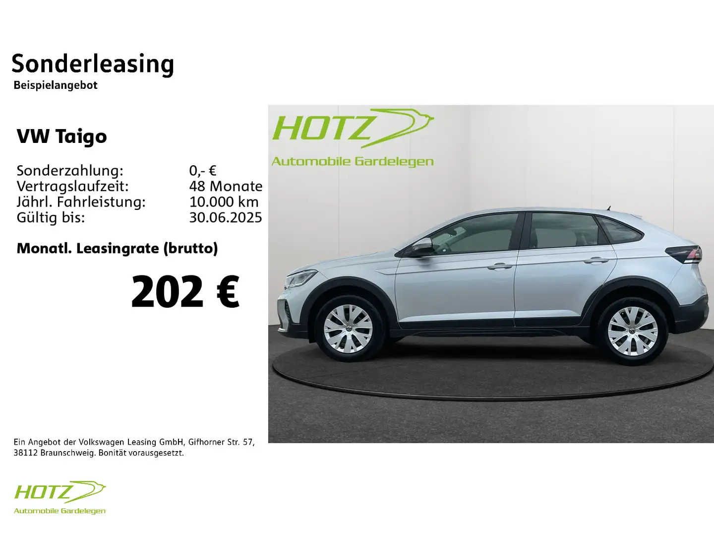 Volkswagen Taigo 1.0 TSI Basis LED/Sitzh/Klima Argent - 2