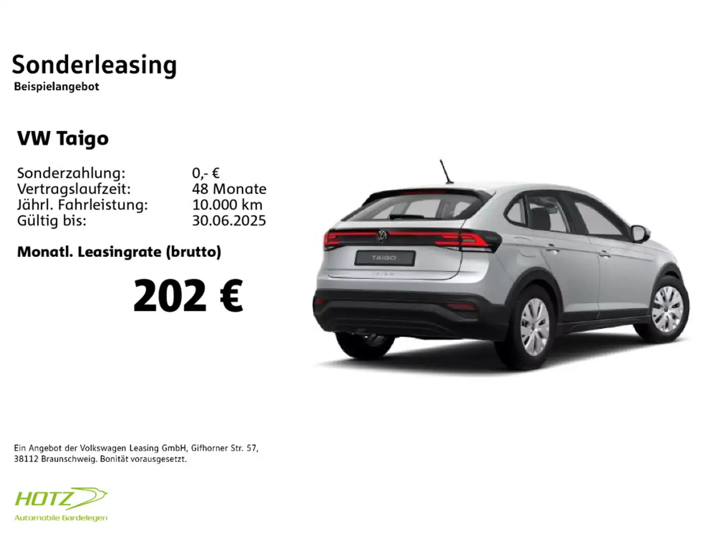 Volkswagen Taigo 1.0 TSI Basis LED/Sitzh/Klima Argent - 2
