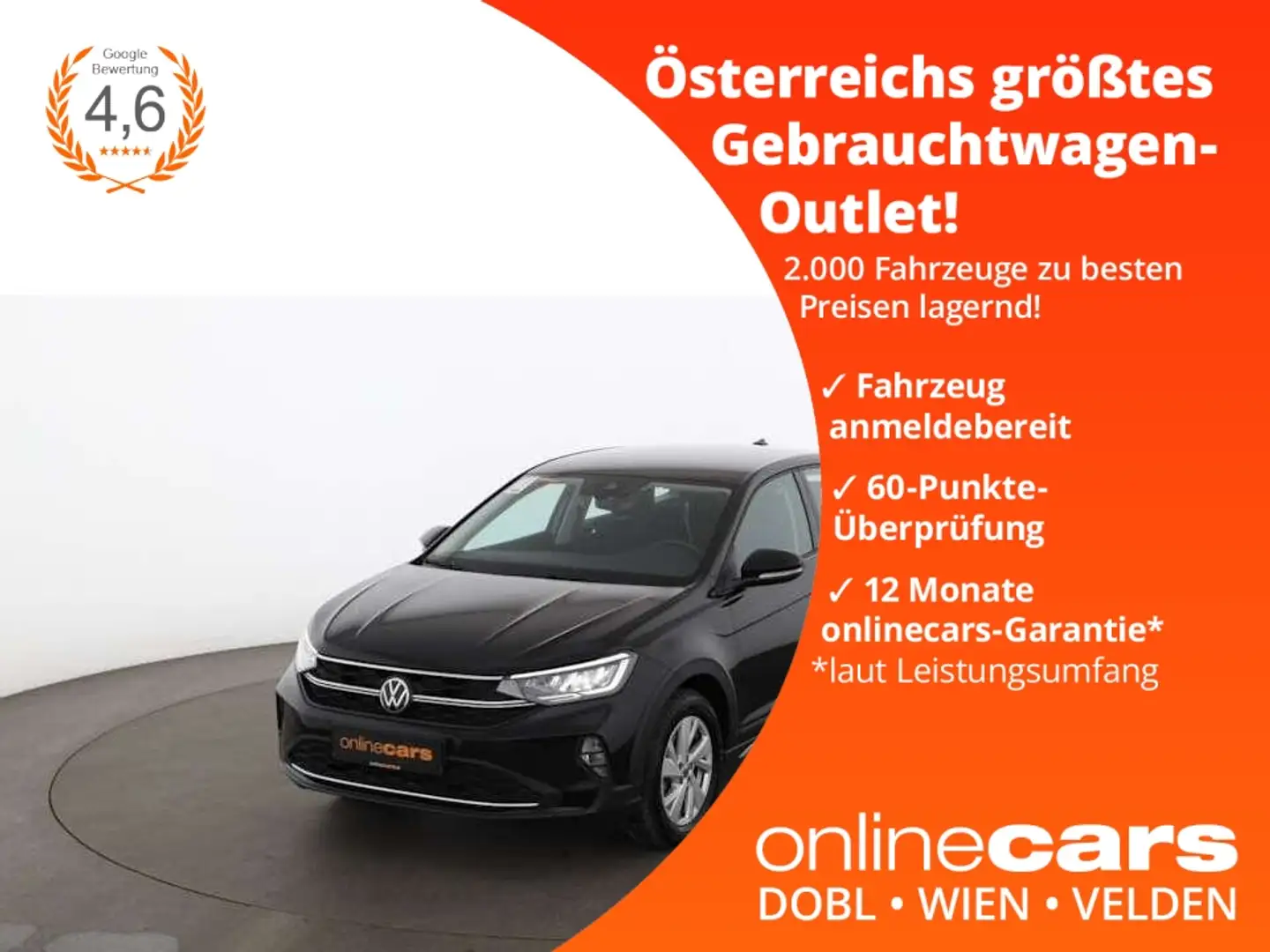 Volkswagen Taigo 1.0 TSI Life LED RADAR NAVI ASSIST TEMPOMAT Zwart - 1