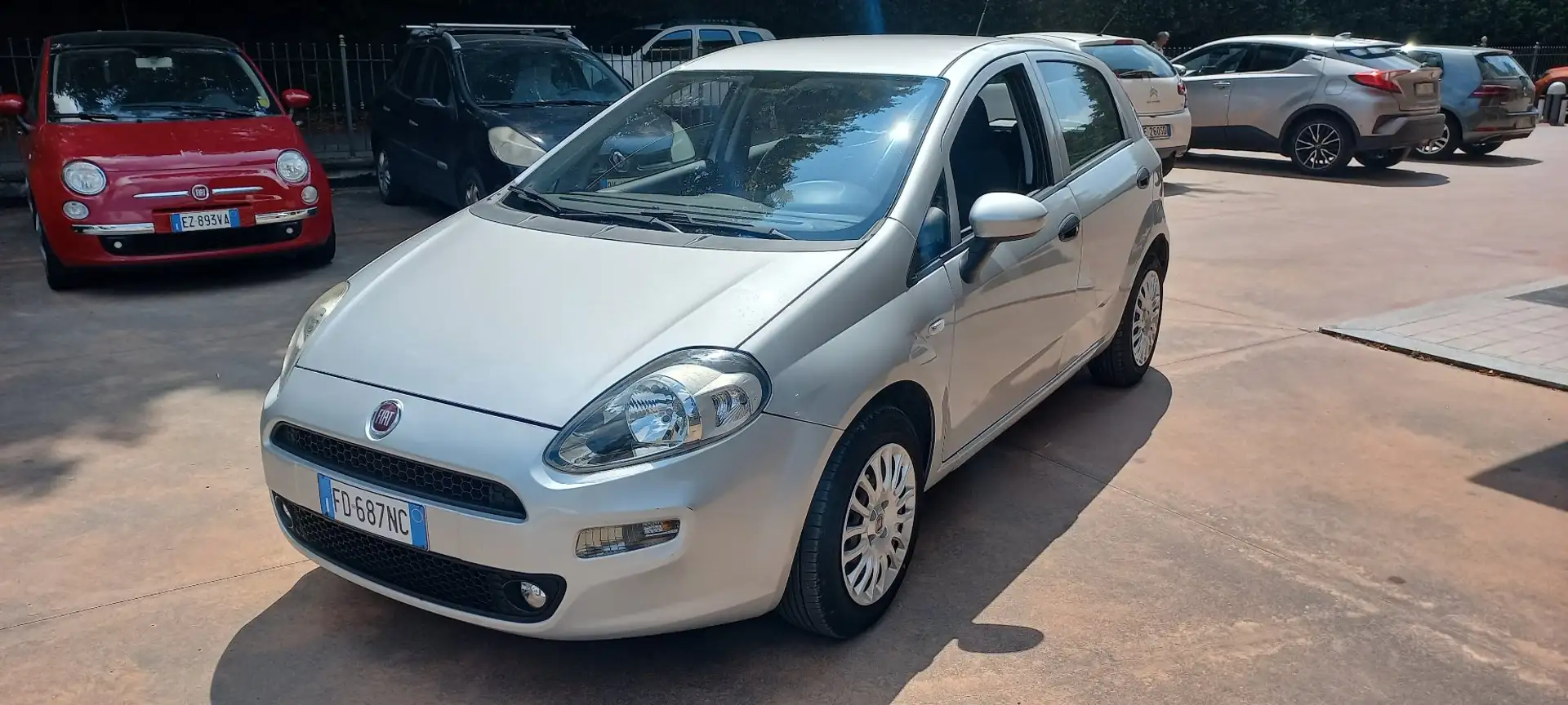 Fiat Punto Punto III 2012 5p 1.2 Lounge E6 Argento - 2
