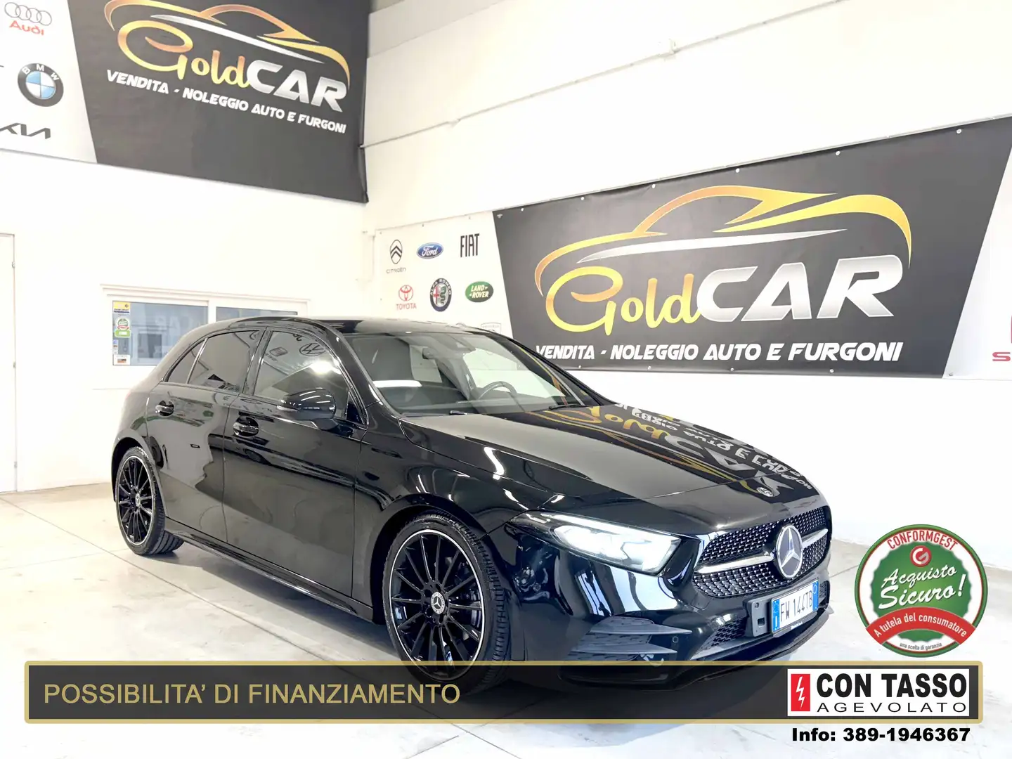 Mercedes-Benz A 180 A 180 d Premium auto Noir - 1
