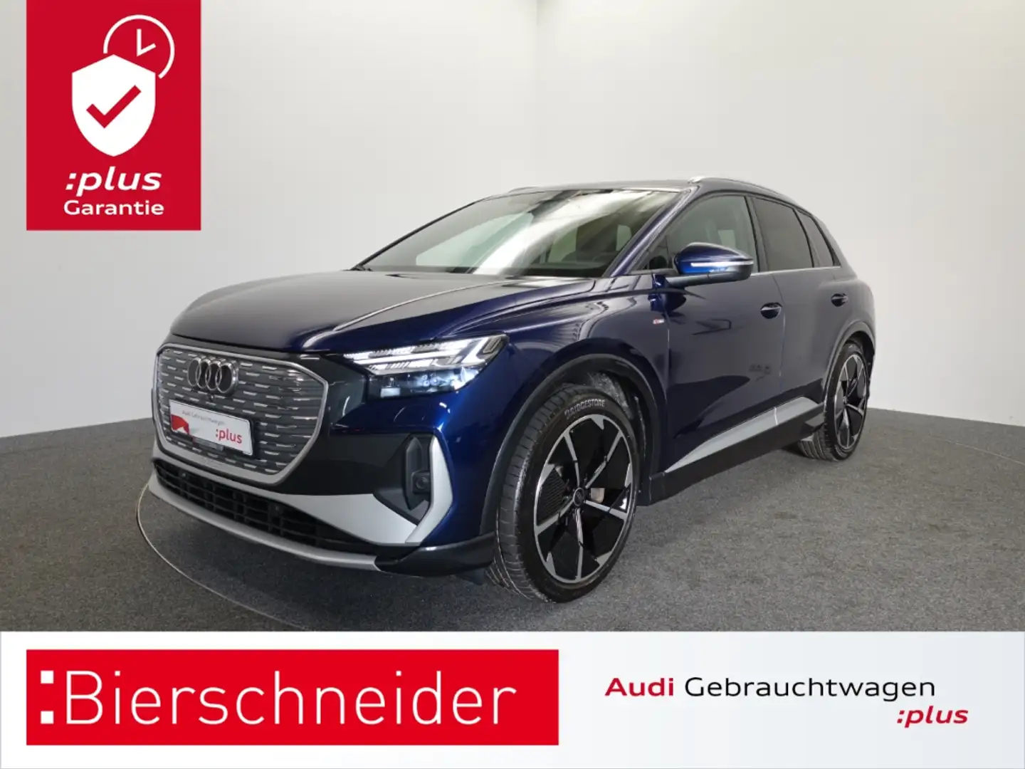 Audi Q4 e-tron 40 2xS line 21 MATRIX SONOS PANO VIRTUAL ACC NAVI Blau - 1