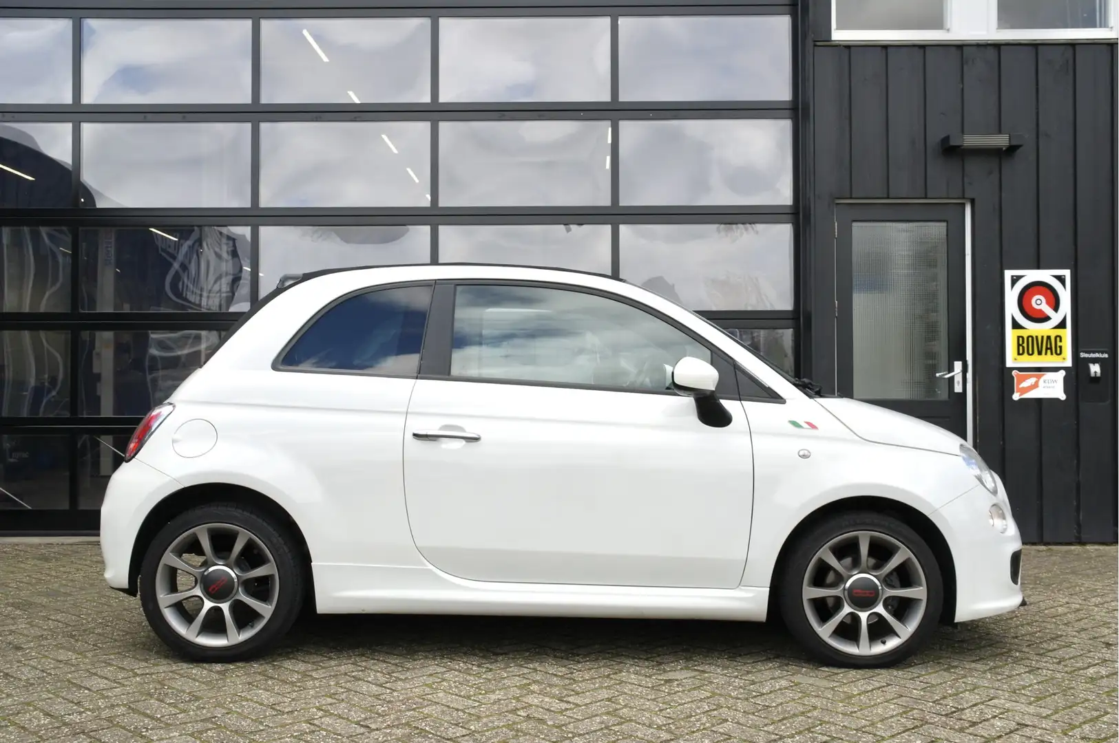 Fiat 500C 0.9 TwinAir 500S / NL-Auto / Airco / Cabrio / Perf Blanc - 2