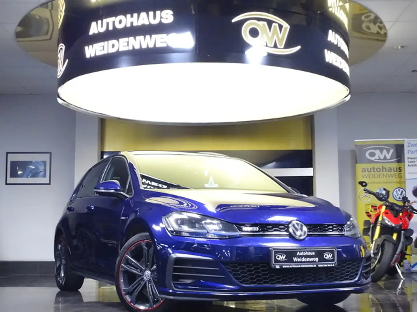 Volkswagen Golf GTD VII Virtual Pano LED Navi Cam PDC ACC Albastru - 2