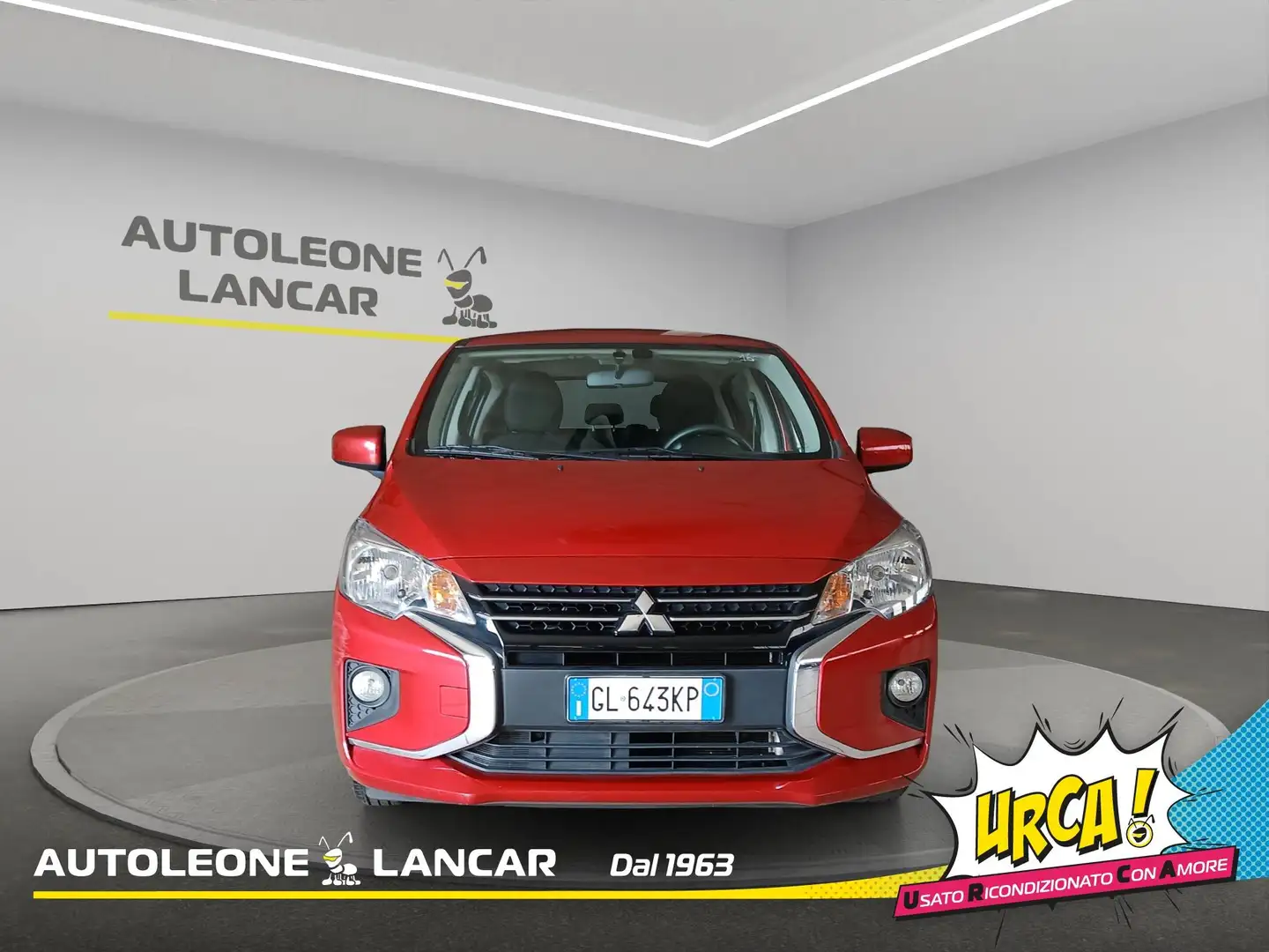 Mitsubishi Space Star 1.2 Invite 71cv 1 PROPRIETARIO Rosso - 2
