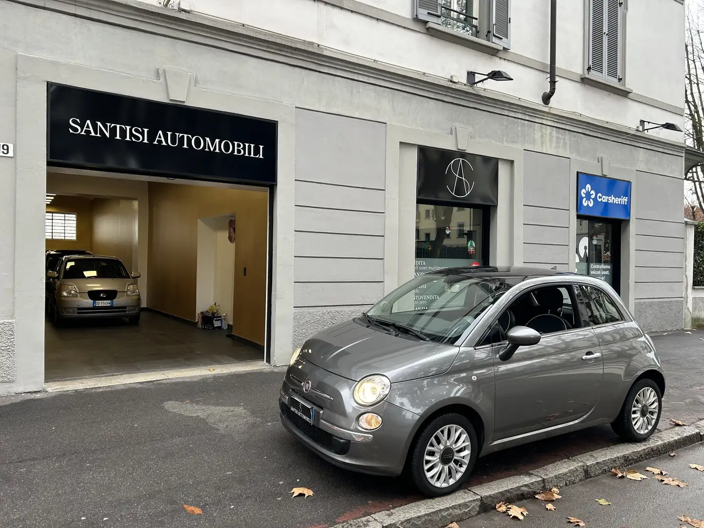 Fiat 500 1.2 Lounge 69cv DISTRIBUZIONE APPENA ESEGUITA!!! Grijs - 1