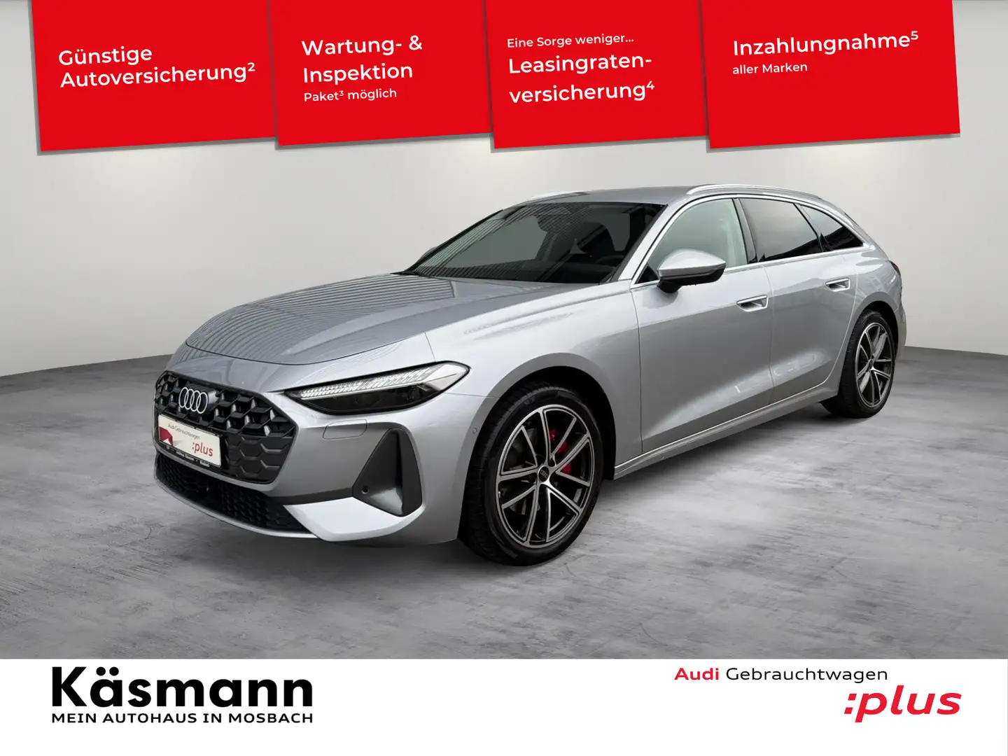 Audi A5 TFSI qu MATRIX AHK NAV 360° SHZ ACC Silber - 1