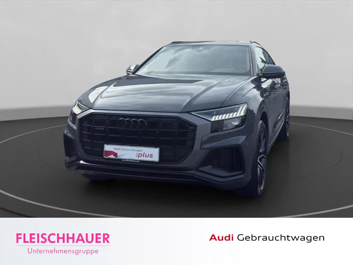 Audi Q8 55 TFSI quattro 2xS-Line+Pano+HD Matrix+adaptive a Szürke - 1