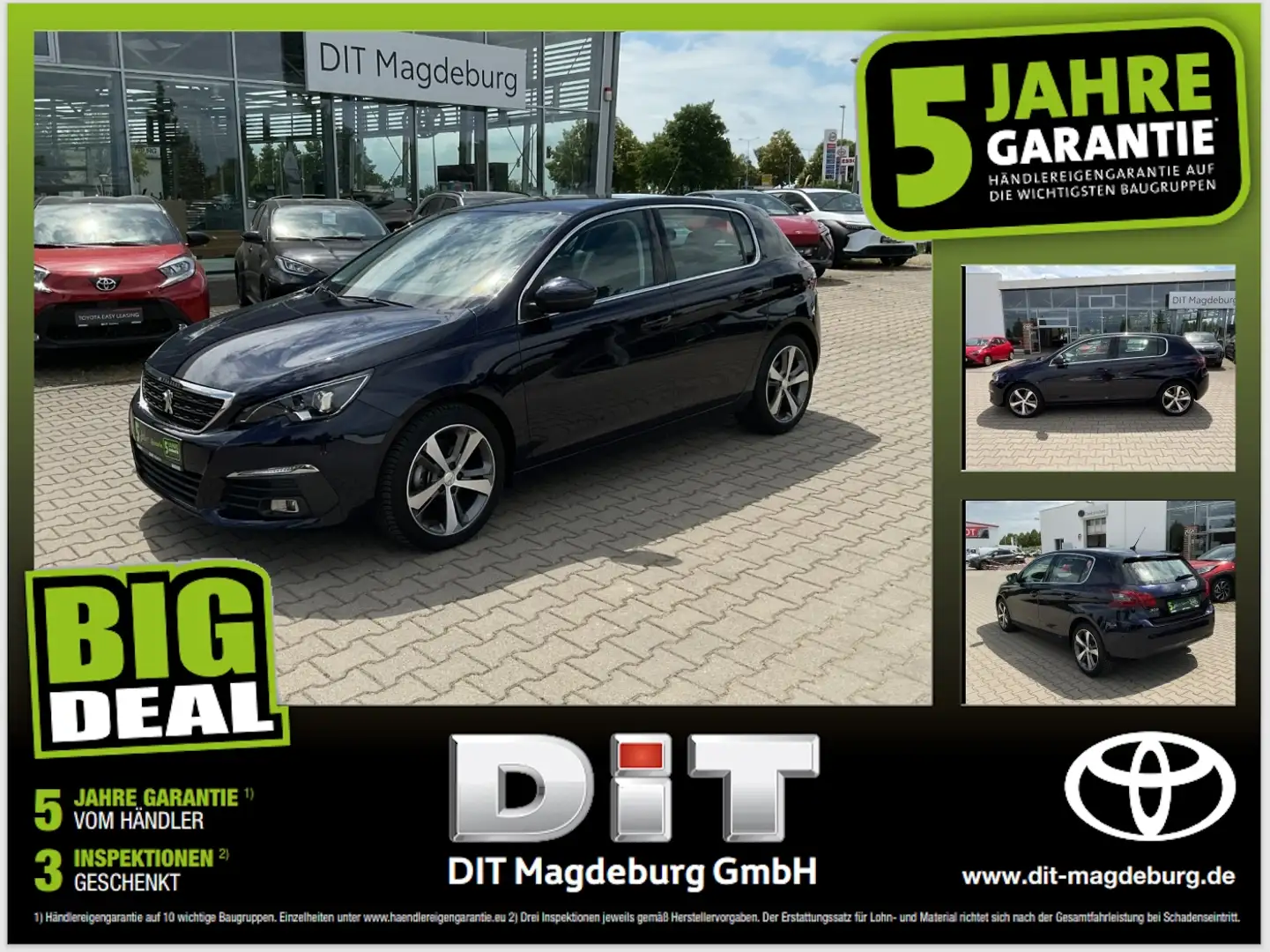 Peugeot 308 1.5 Allure Navi,CarPlay,Sitzheizung,PDC Bleu - 1