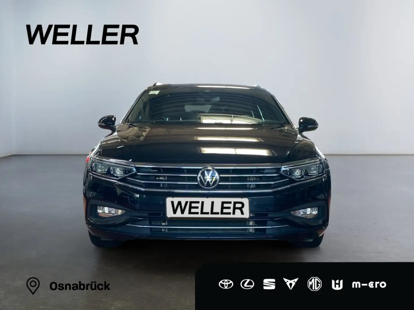 Volkswagen Passat Variant 2.0 TDI DSG Business *AHK*Leder*ACC*Matrix* Schwarz - 2
