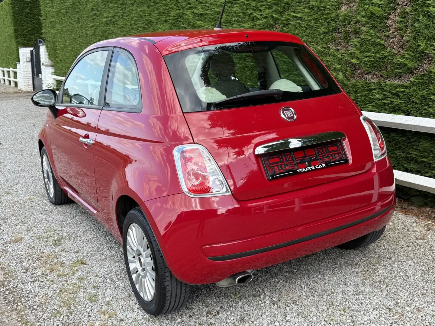 Fiat 500 500 1.2i Lounge - Airco - Garantie 12 Mois !! Rouge - 2