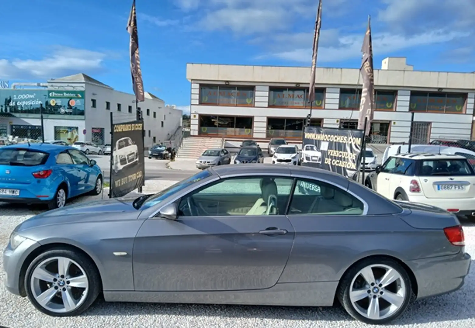 BMW 320 320i Cabrio Gris - 2