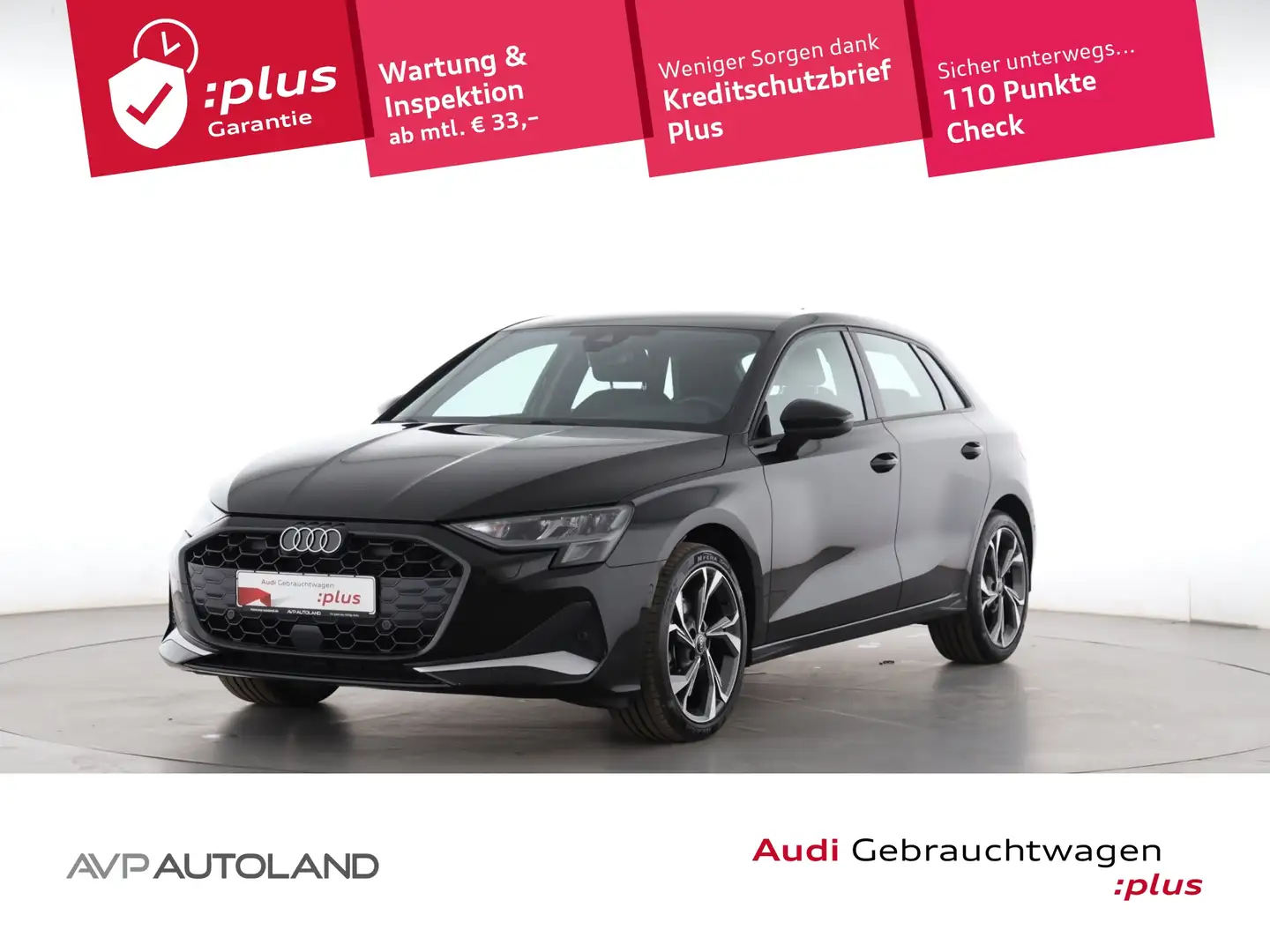 Audi A3 Sportback 35 TFSI S tronic advanced Facelift Schwarz - 1