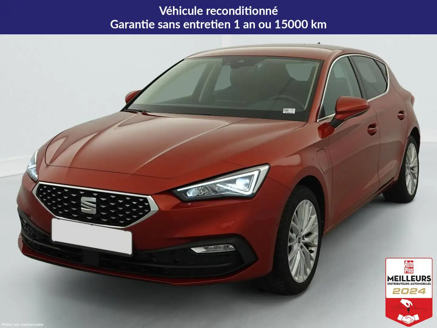 SEAT Leon E-HYBRID 204 CH DSG6 XCELLENCE Rouge - 1