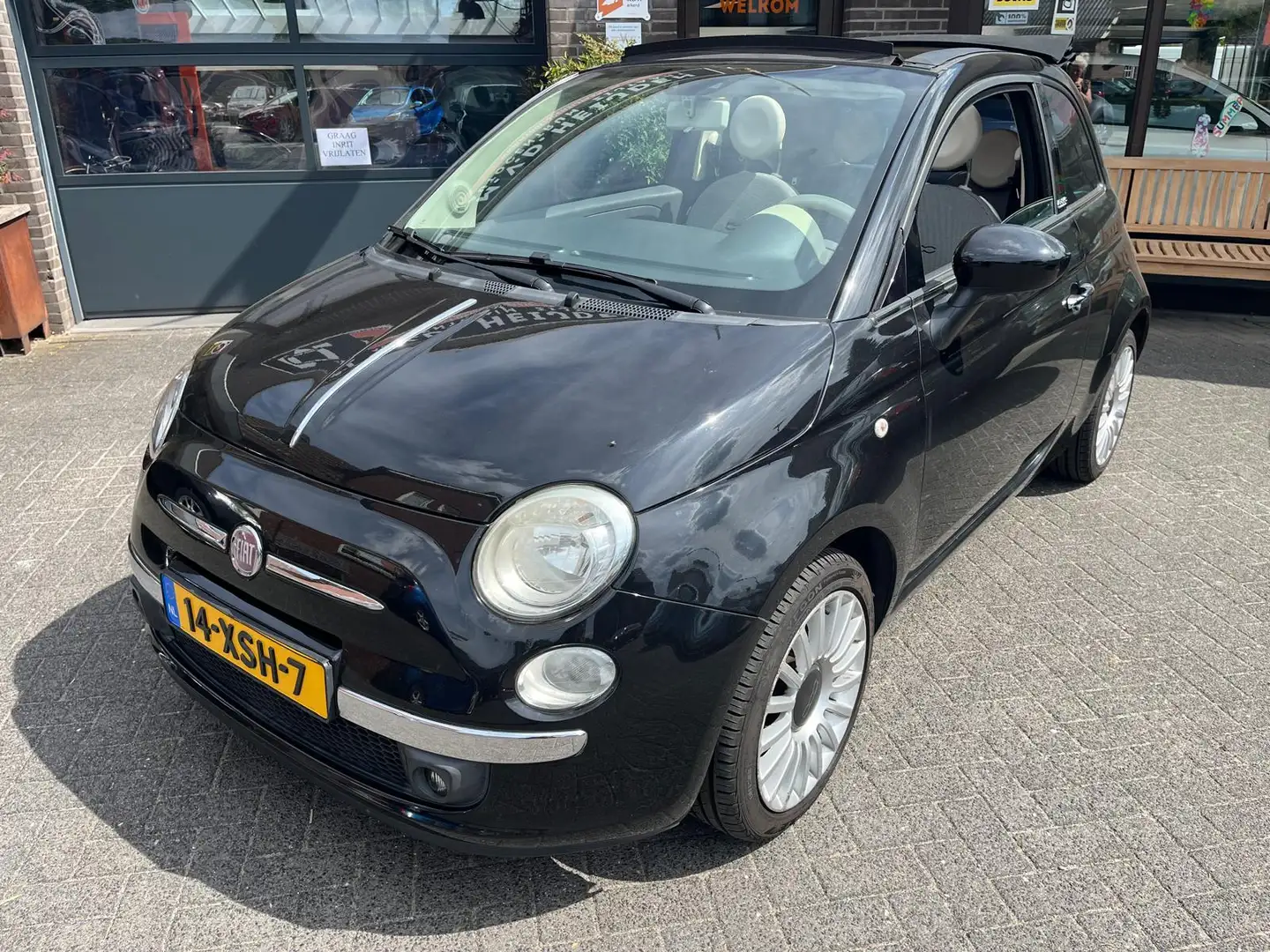 Fiat 500C 1.4 16V Cabrio Lounge Noir - 1