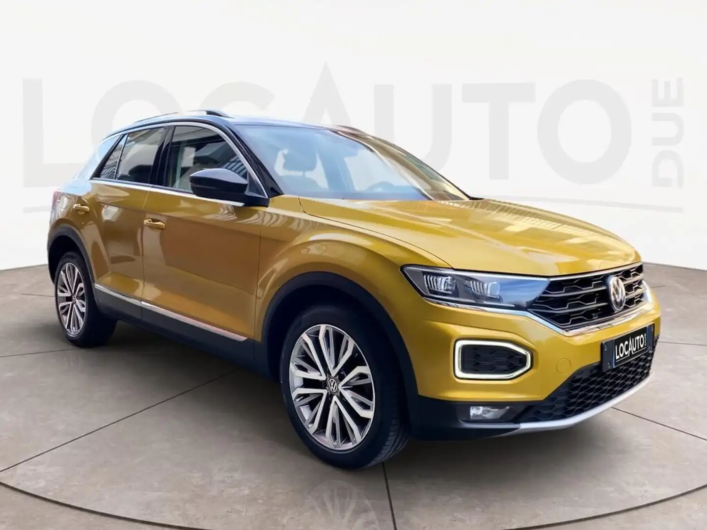 Volkswagen T-Roc 2.0 tdi Advanced 4motion dsg Giallo - 2