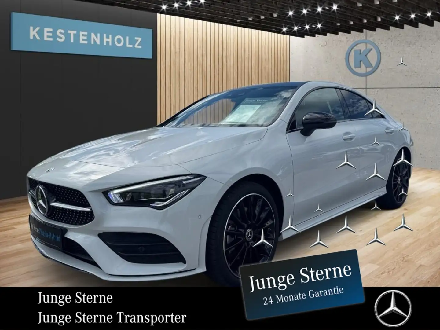 Mercedes-Benz CLA 250 e Coupé *AMG*NIGHT*STHZ*PANO*360°*MBUX* Bianco - 1