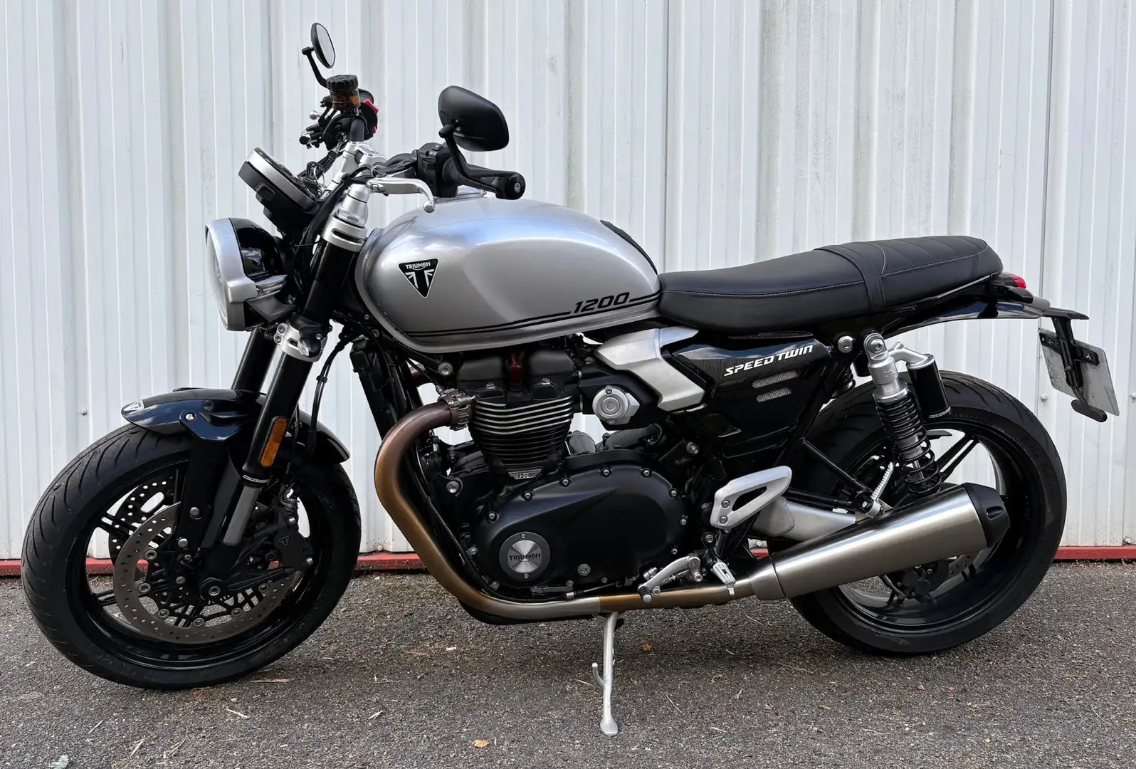 Triumph Speed Twin Grijs - 2