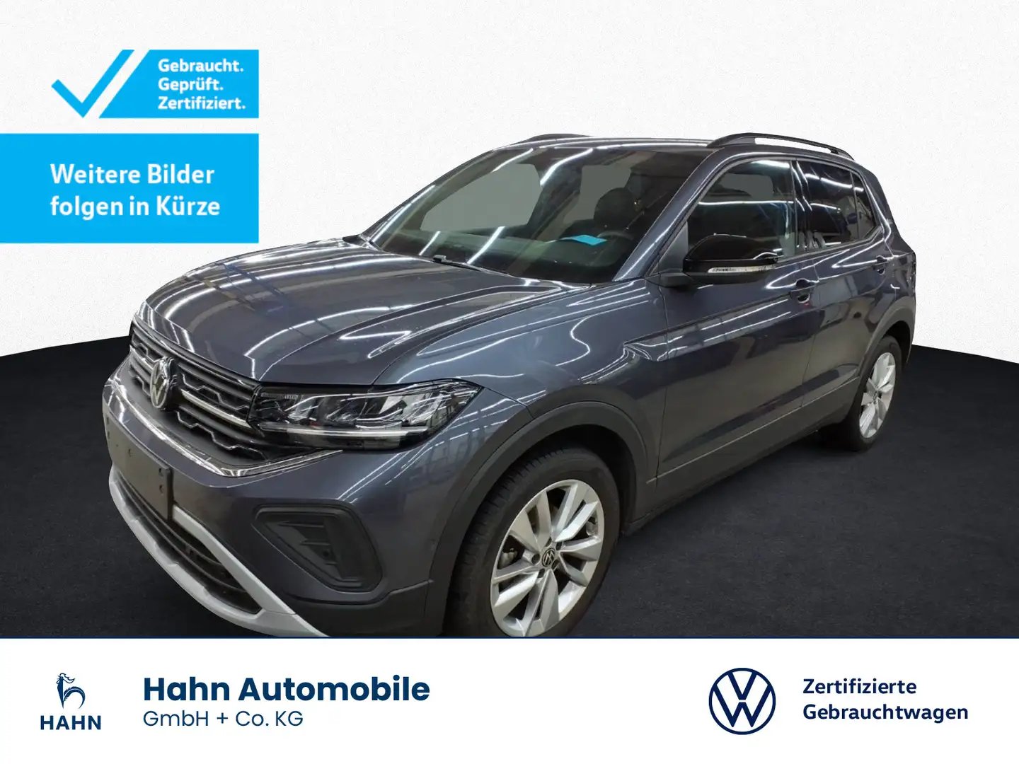 Volkswagen T-Cross 1.0TSI DSG Goal LED Navi AHK ACC Sitzhzg Grau - 1