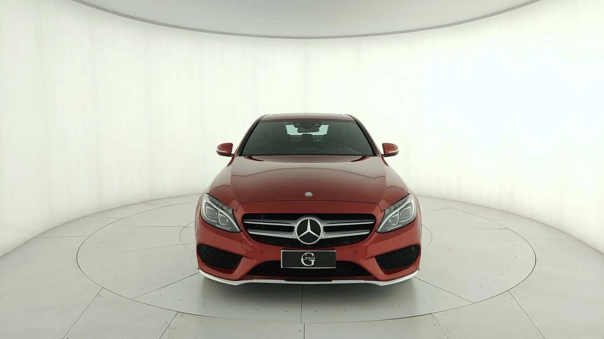 Mercedes-Benz C 220 d (bt) Premium auto Rosso - 2