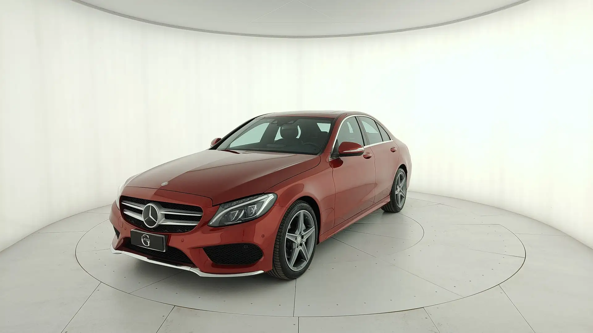 Mercedes-Benz C 220 d (bt) Premium auto Rosso - 1