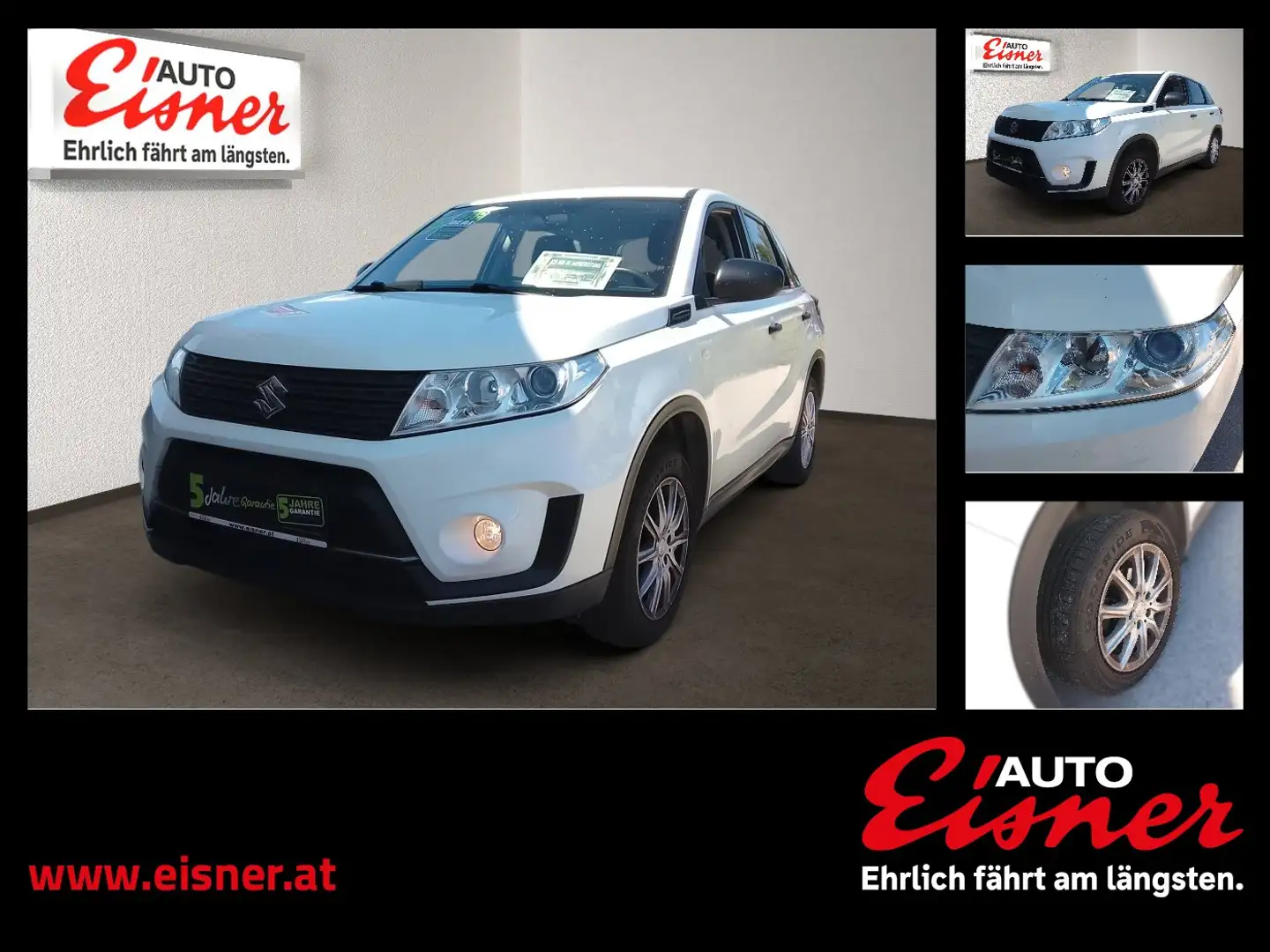 Suzuki Vitara DITC 1.0 Clear 8-Fach bereift Weiß - 1