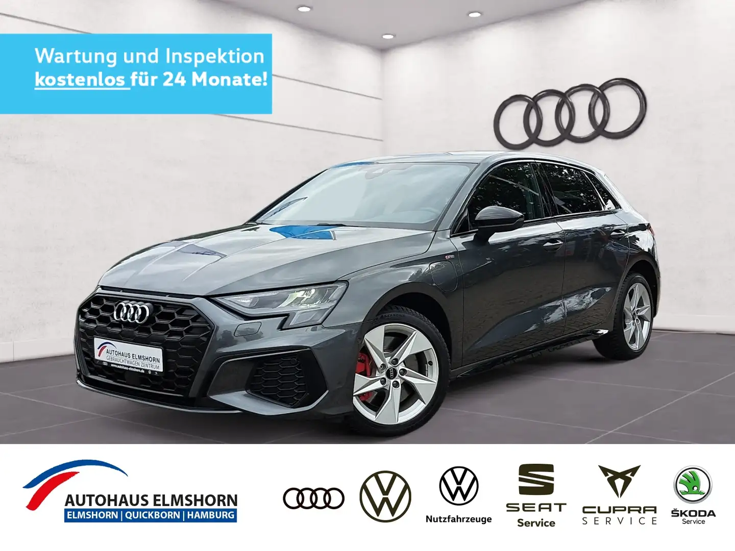 Audi A3 Sportback S line 45 TFSIe S tronic APP B&O GJ-REI Grau - 1