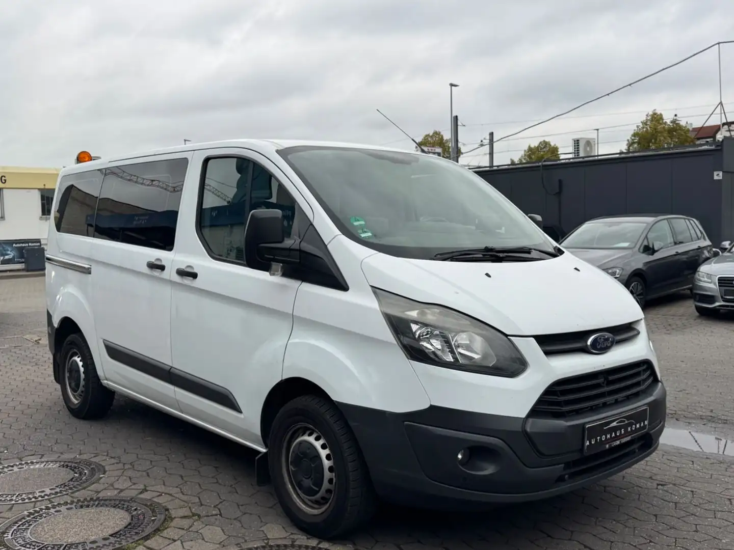 Ford Transit Tourneo Custom 300 L1*LEDER*KLIMA*PDC*NAVI*9.Si Blanc - 2