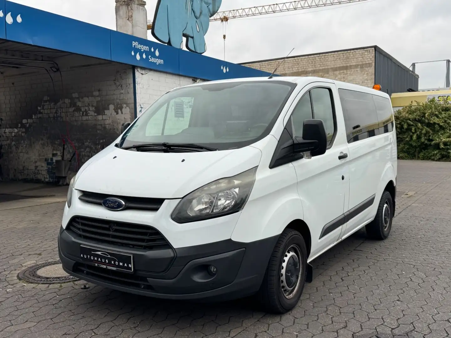 Ford Transit Tourneo Custom 300 L1*LEDER*KLIMA*PDC*NAVI*9.Si Blanc - 1