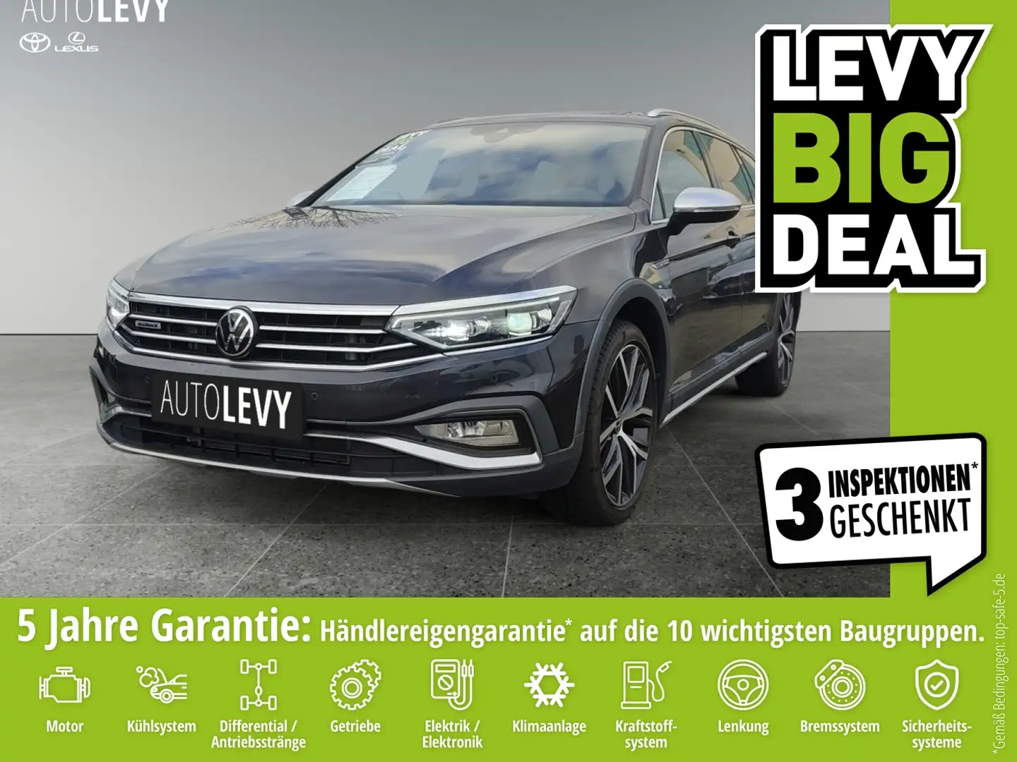 Volkswagen Passat Alltrack Passat Variant 2.0 TDI 4M Alltrack *LED*NAVI*PDC Gris - 1