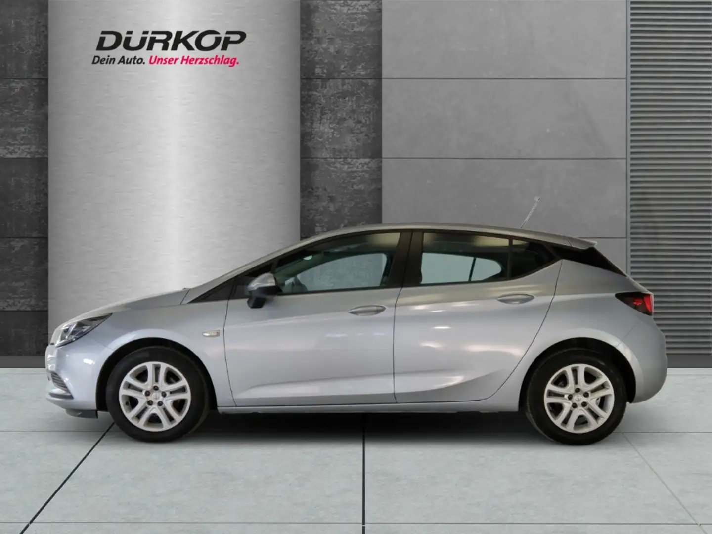 Opel Astra Edition 5trg Turbo  LenkradHZG SHZ Klimaautom., Sp Blau - 2