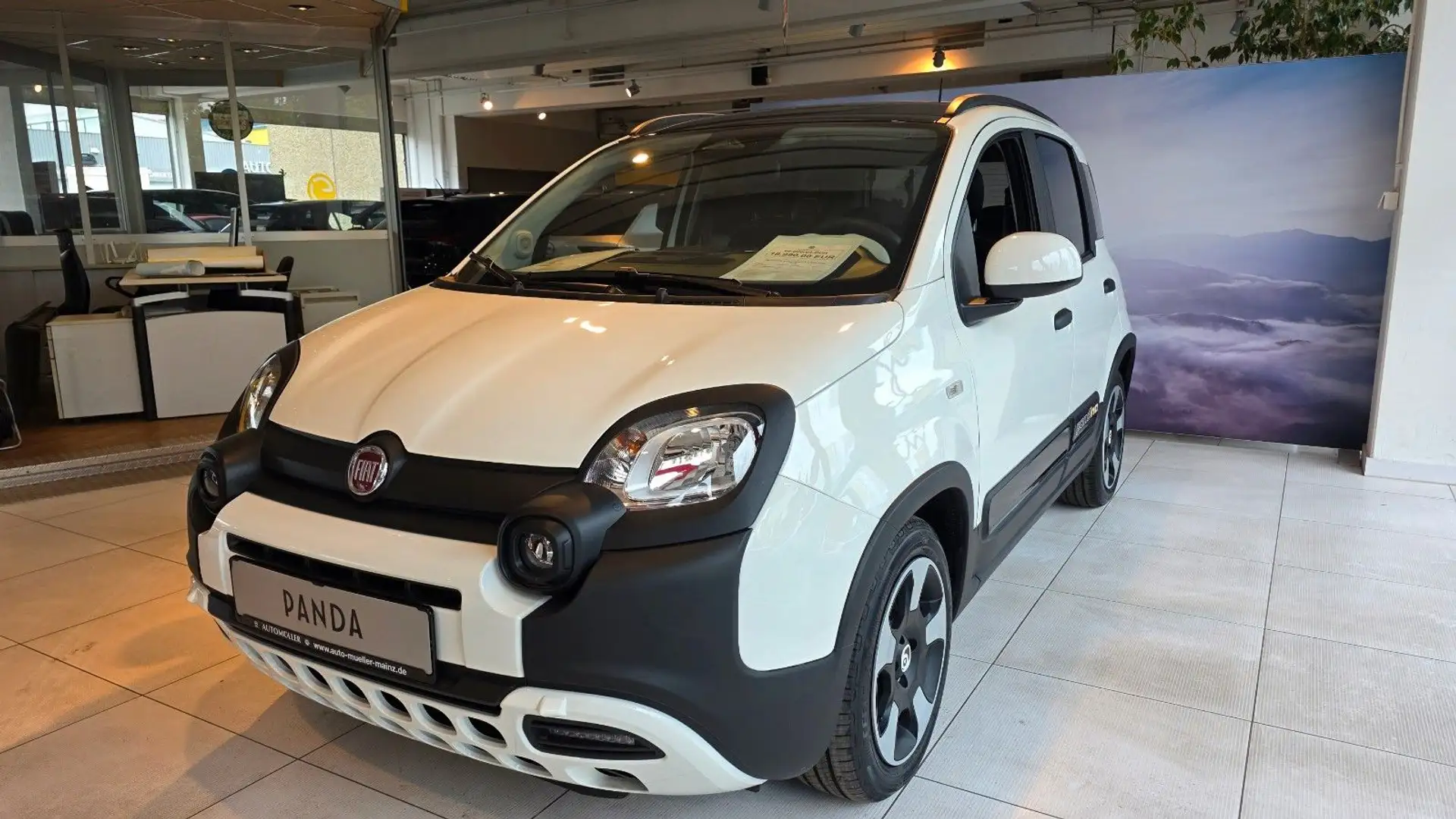Fiat Panda Pandina 1.0 70PS Hybrid "Cross" - Klima, CarPlay Blanc - 1