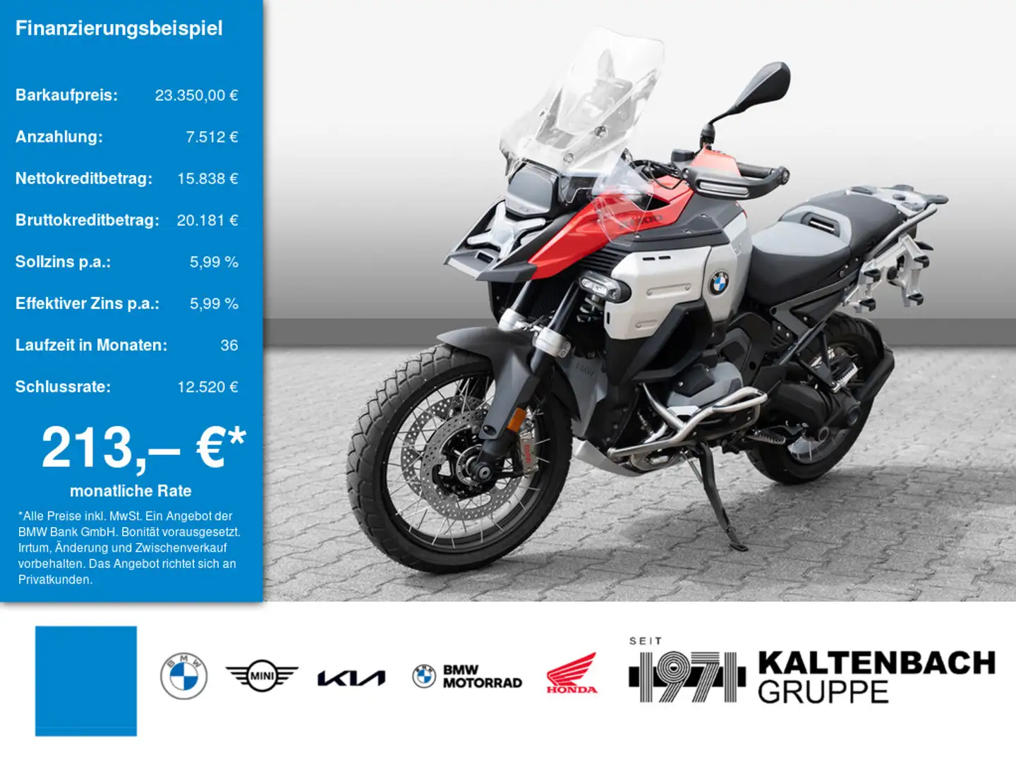 BMW R 1300 GS Adventure SUPER DEAL TOUREN-P. Rouge - 1