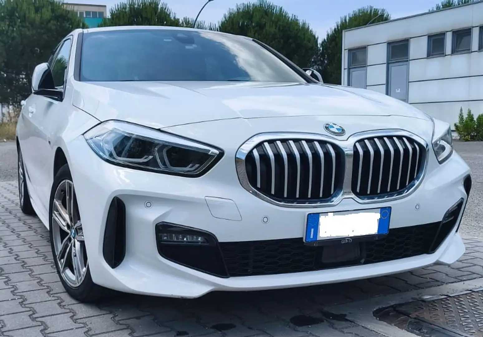 BMW 116 116d Msport auto Bianco - 2