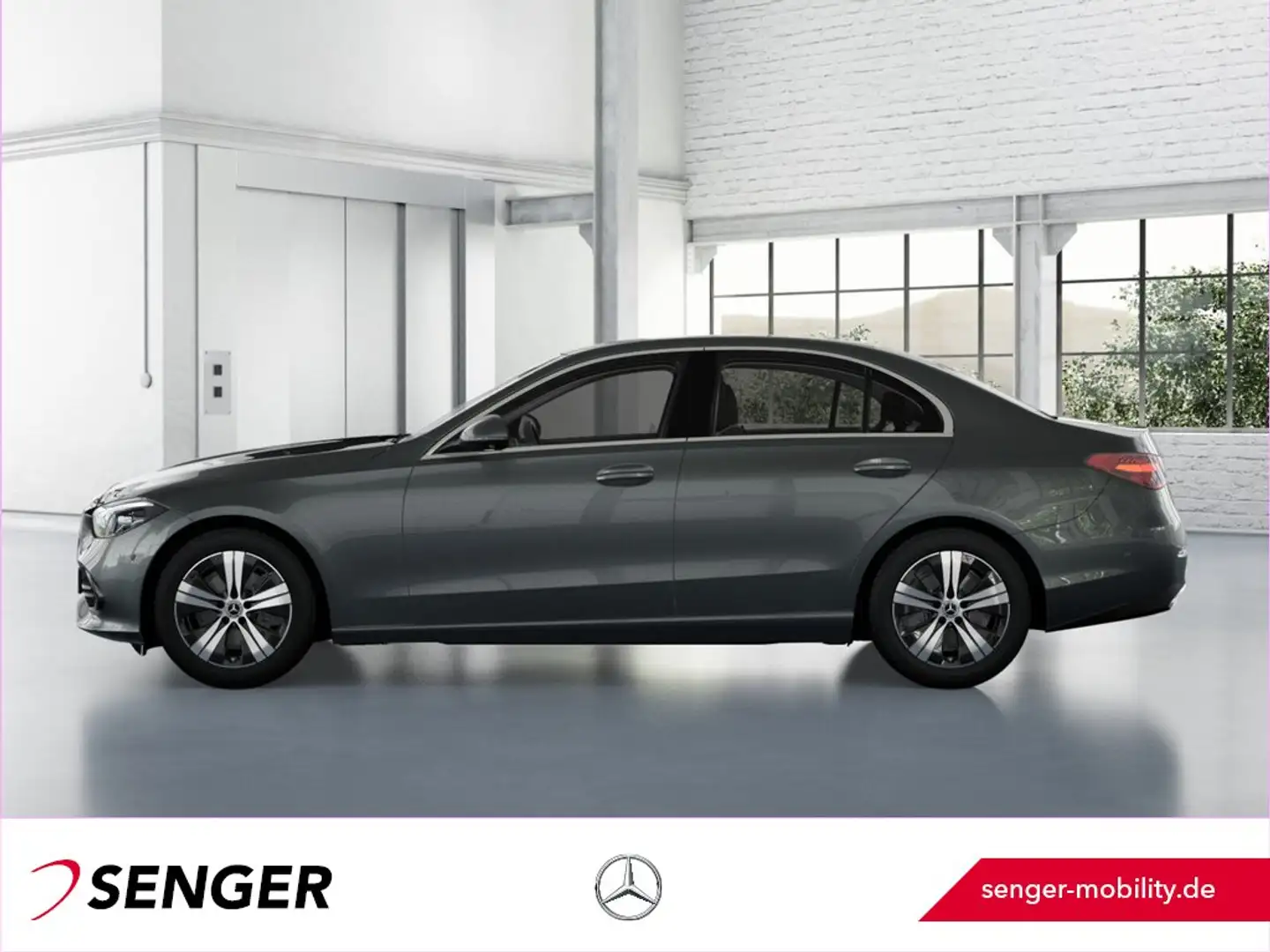 Mercedes-Benz C 180 Avantgarde Ambiente 360°-Kamera MBUX LED Gris - 2