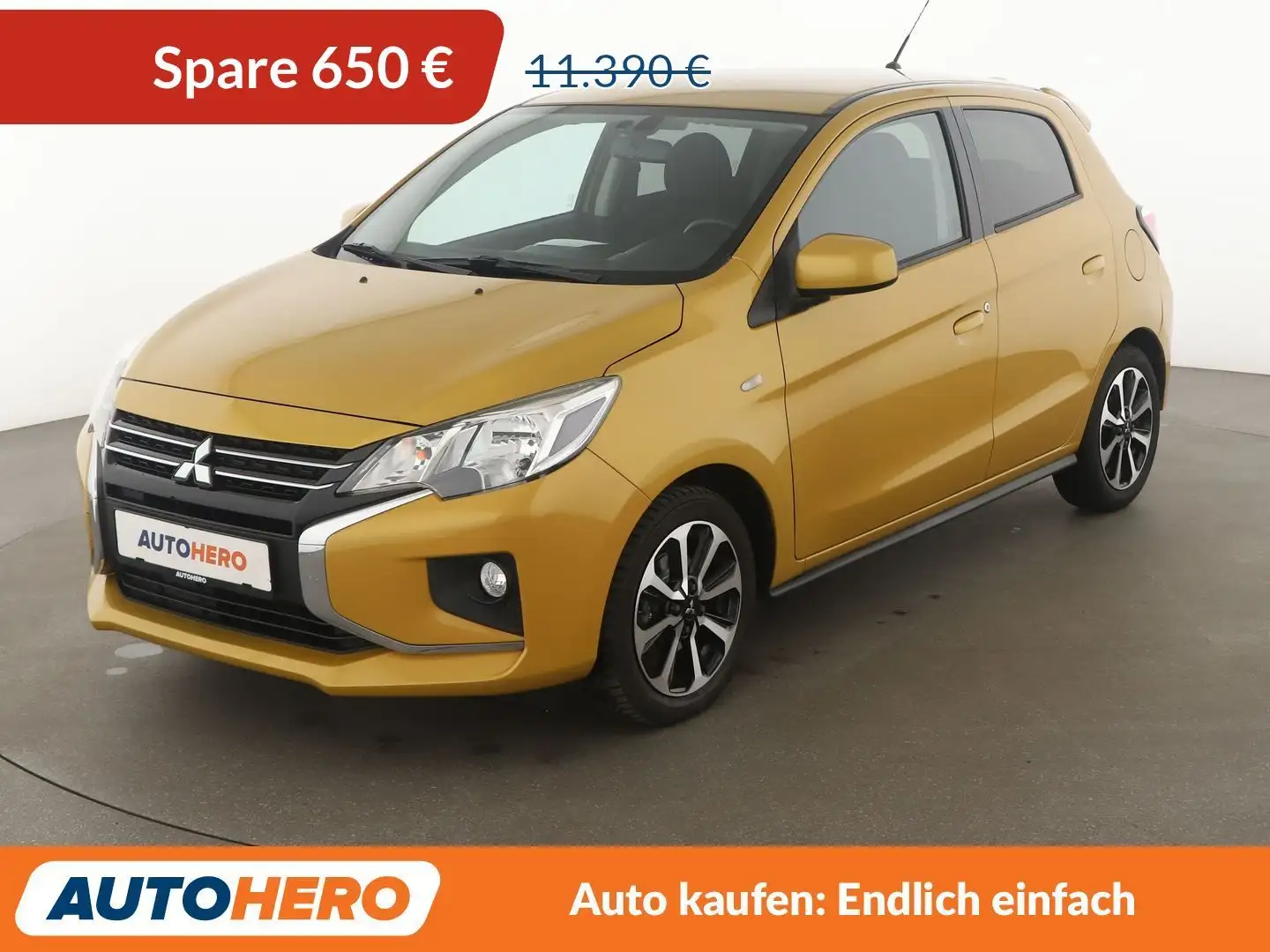 Mitsubishi Space Star 1.2 Select+ *TEMPO*SHZ*KLIMA* Gelb - 1