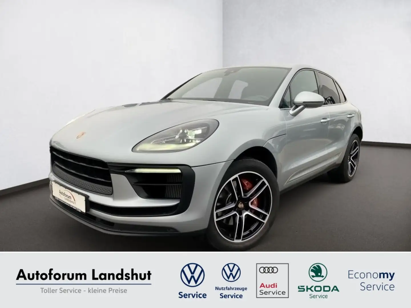 Porsche Macan S NAVI/LED/AHK/20"/DWA/PANO/TEILLED/MEMORY Silber - 1