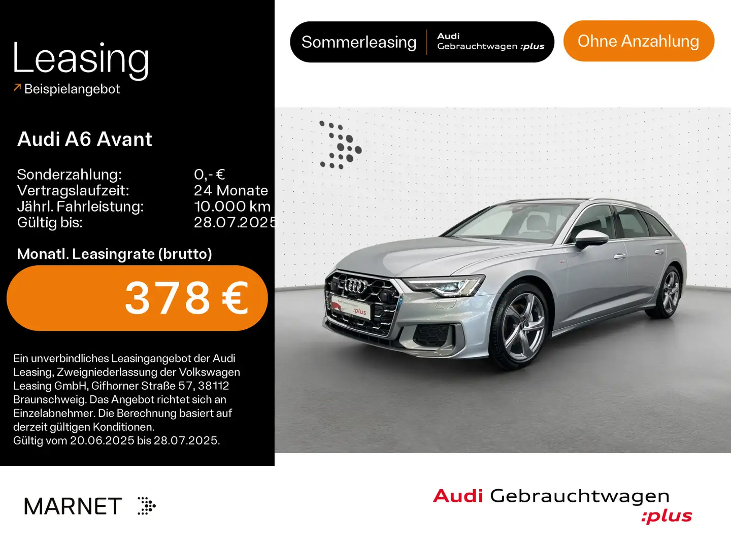 Audi A6 Design S line 40 TDI quattro*Rückfahrka Silber - 1