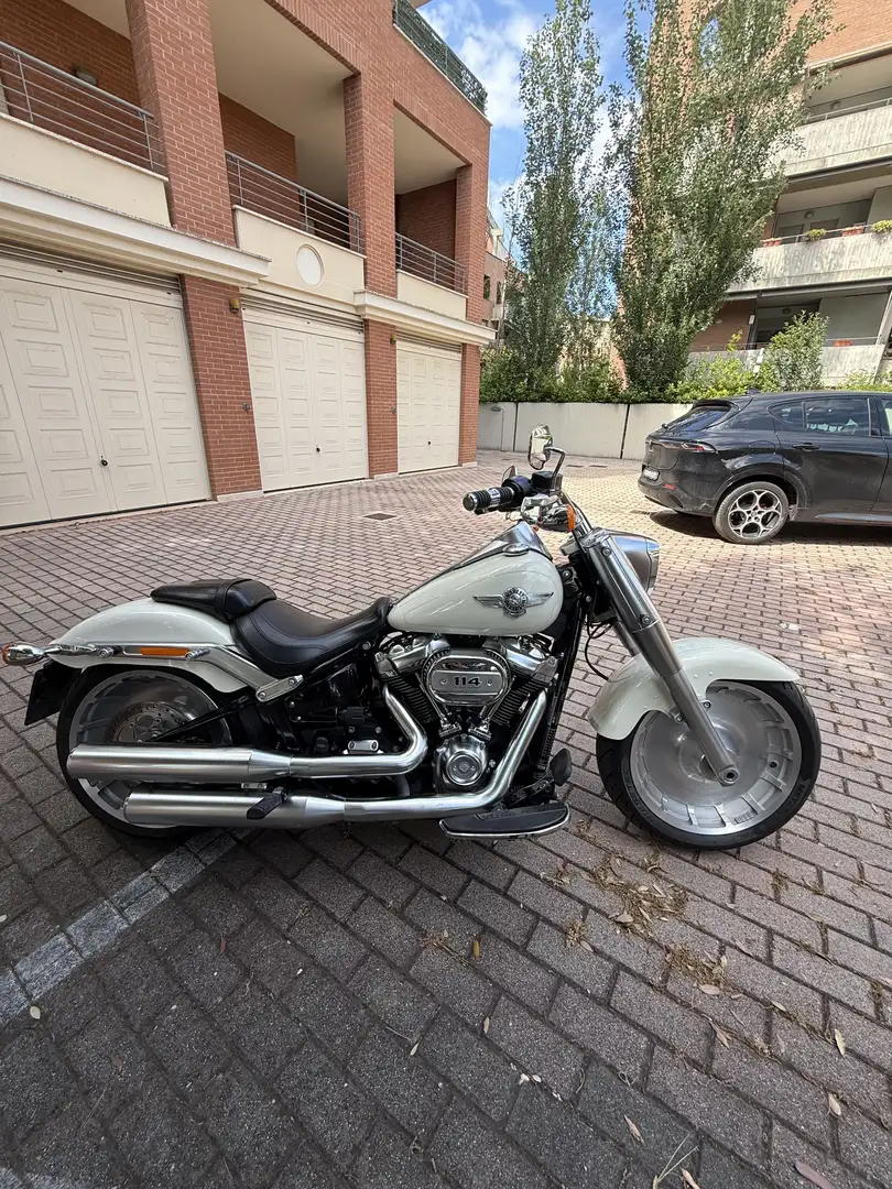 Harley-Davidson Fat Boy Biały - 2