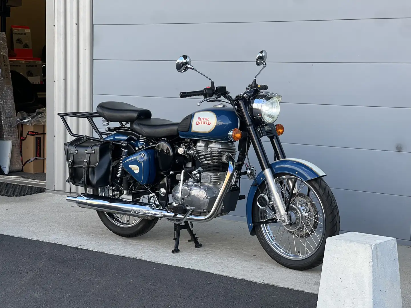 Royal Enfield Bullet 500 Albastru - 2