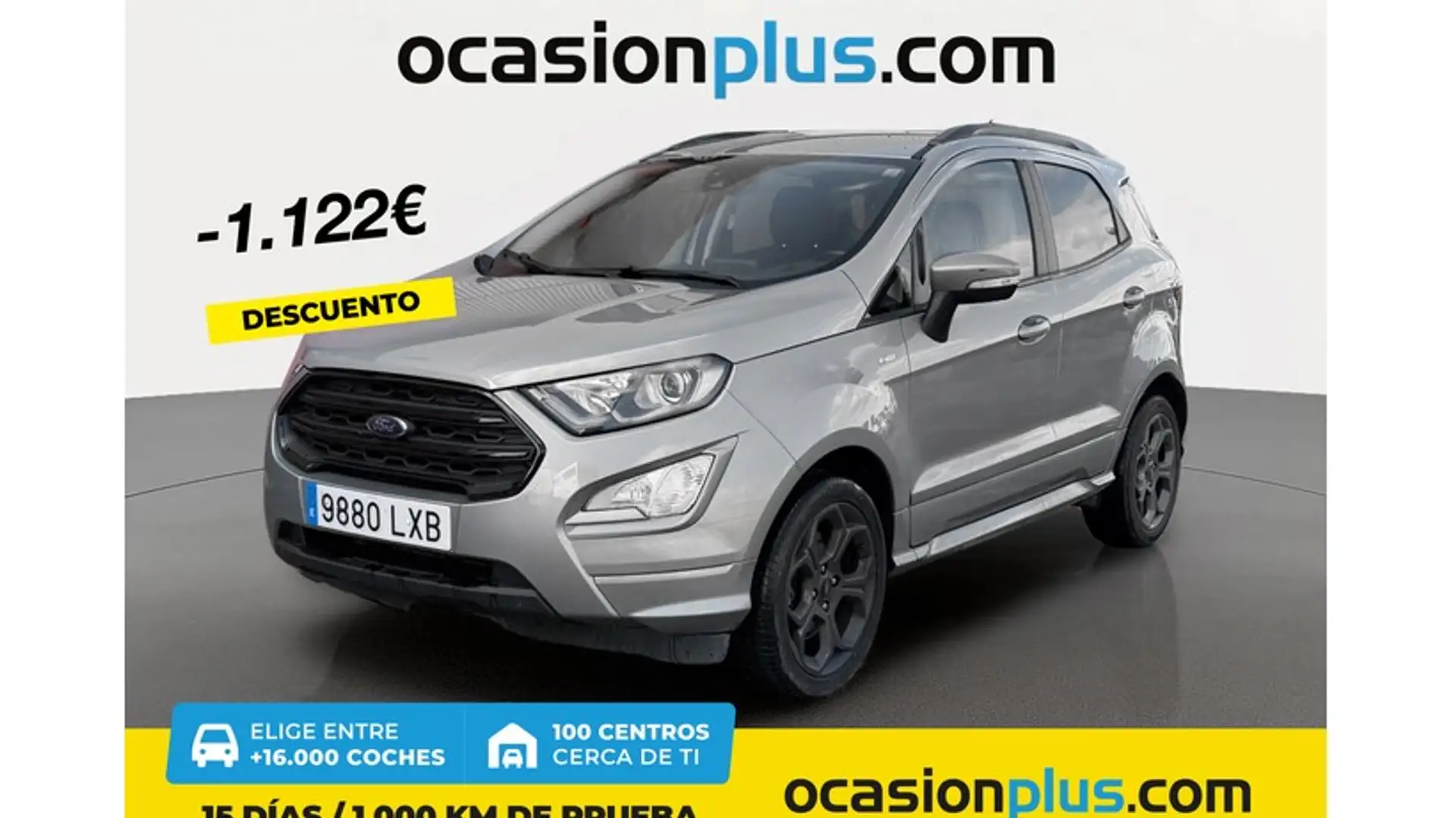 Ford EcoSport 1.0 EcoBoost ST Line 125 Plateado - 1