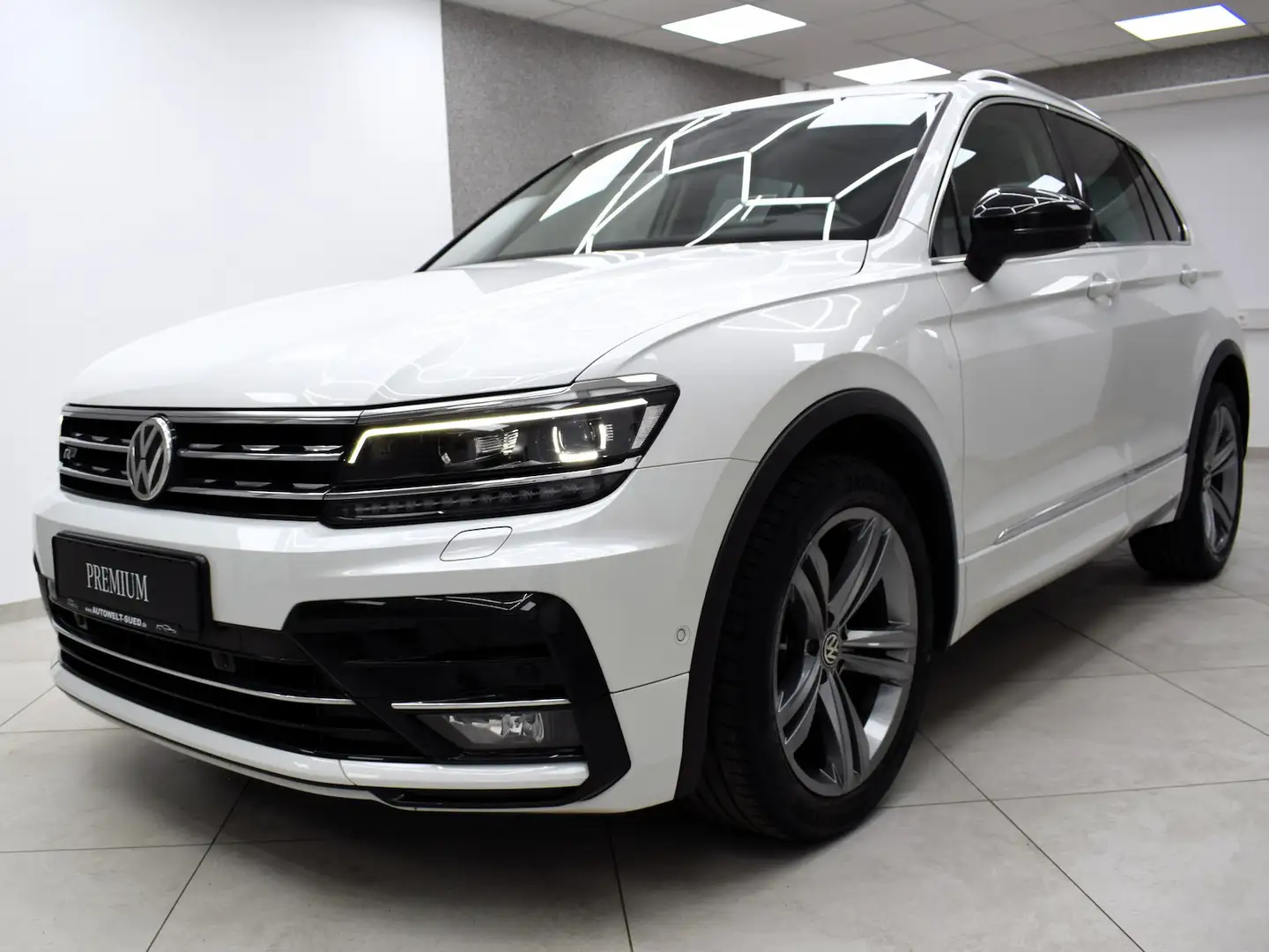 Volkswagen Tiguan 2.0 TDI DSG R Line Sport IQ Drive HUD ACC AHK Matr Blanc - 2